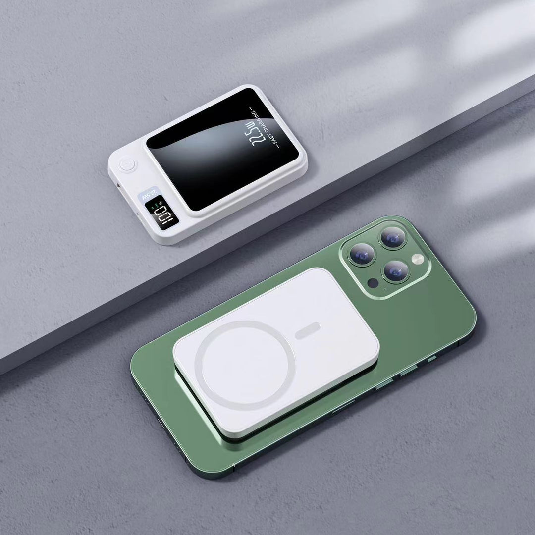Portable power bank with intelligent LCD display and wireless charging function Stornfield