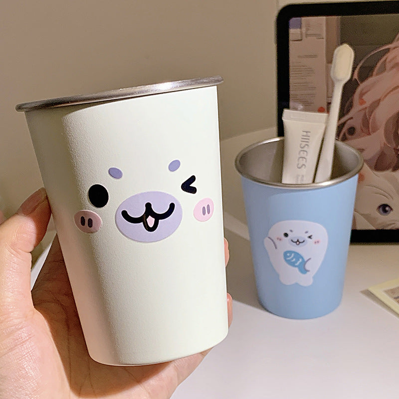 Ceramic mug with cheerful animal motif Stornfield