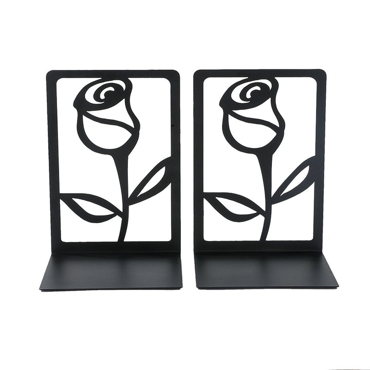 Floral-Themed Decorative Bookends