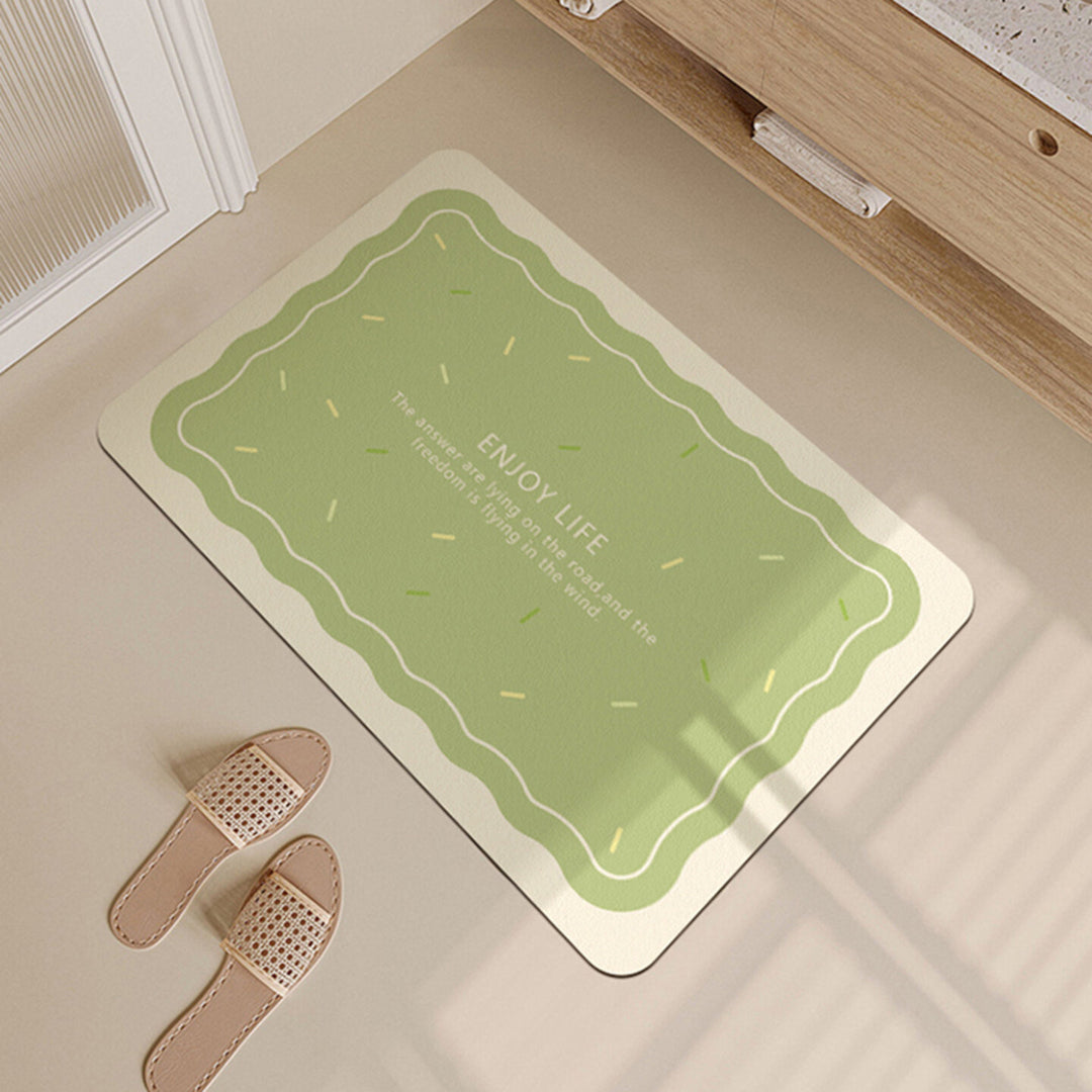 Inspirational Quote Bath Mat