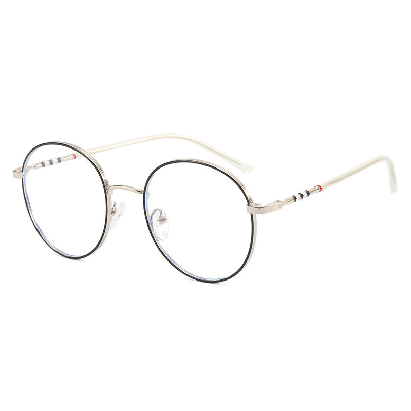 Ladies fashionable round sunglasses with elegant metal frame Stornfield