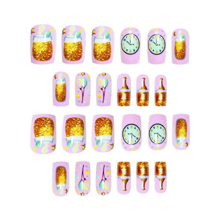 Festive Celebration Press-On Nail Art Stornfield