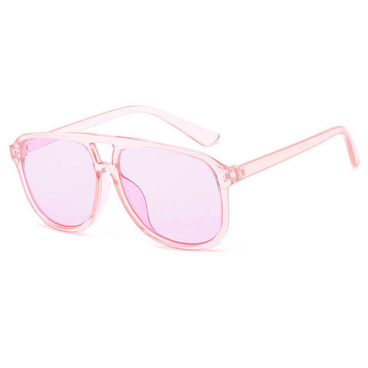 Women's fashionable sunglasses in transparent design with colored lenses Stornfield