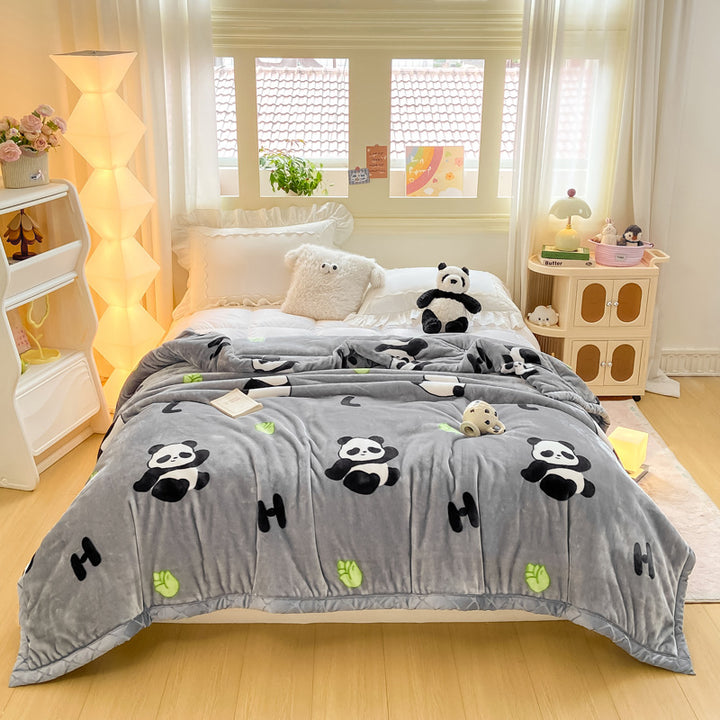 Decorative Fleece Throw Blanket Stornfield