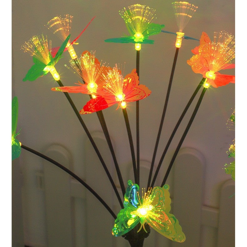 Decorative LED Fiber Optic Flower Stakes Bouquet Stornfield