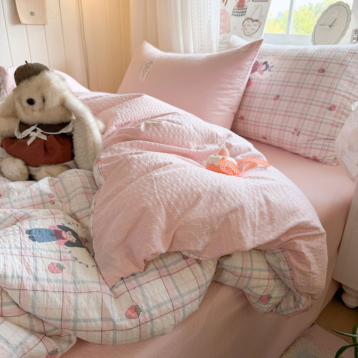 Cozy Patchwork Quilted Comforter Set