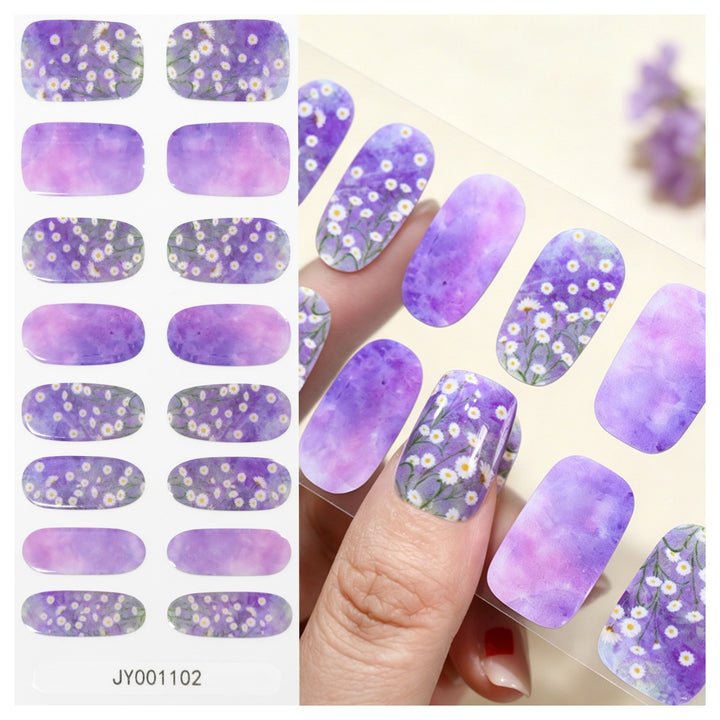 Floral Design Nail Wraps
