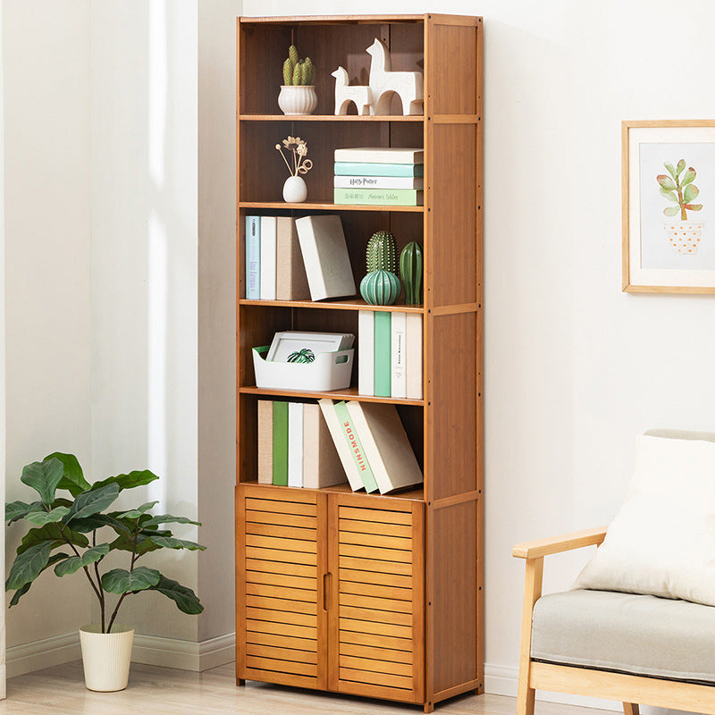 Storage shelf with adjustable compartments and natural wood look Stornfield
