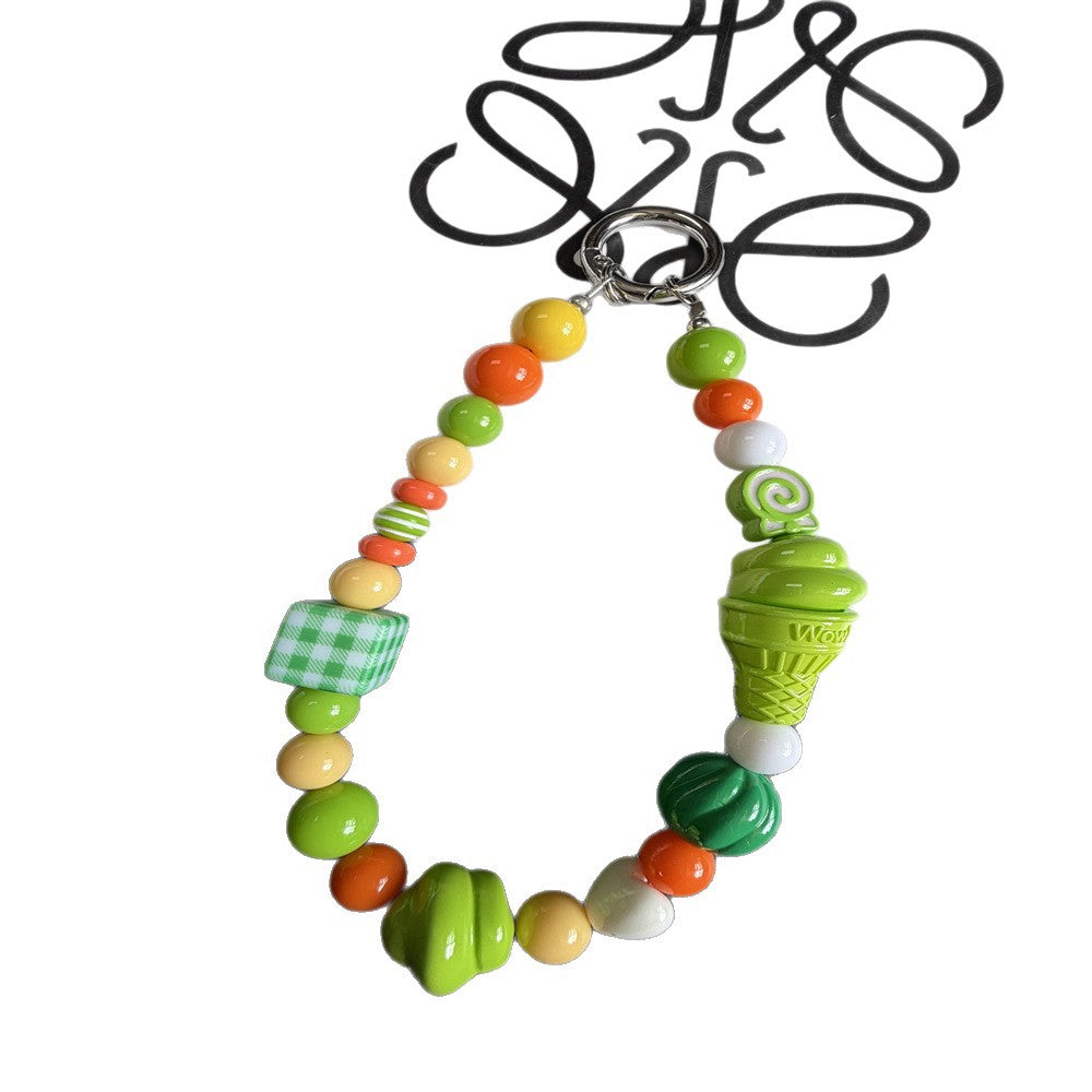 Decorative Beaded Keychain Stornfield 1790135561
