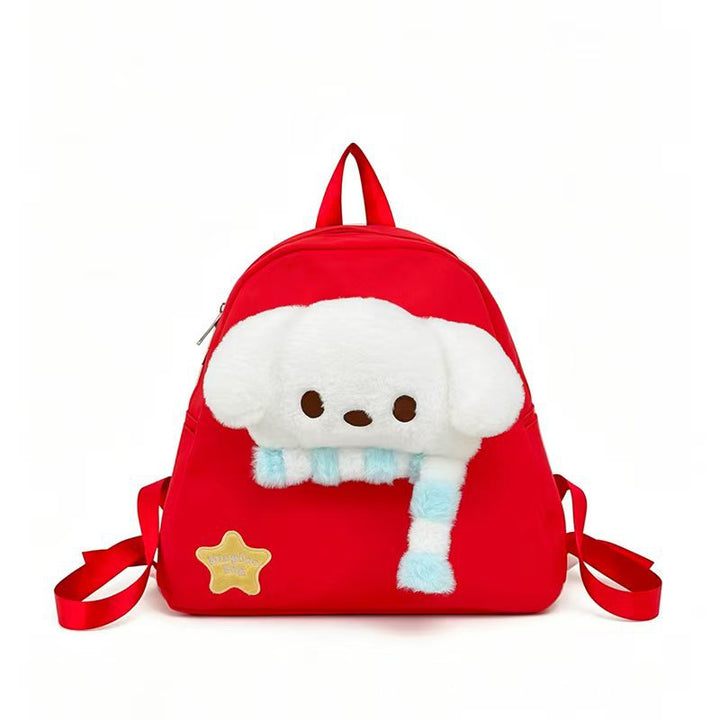 Backpack with Cute Animal Design and Soft Plush Stornfield