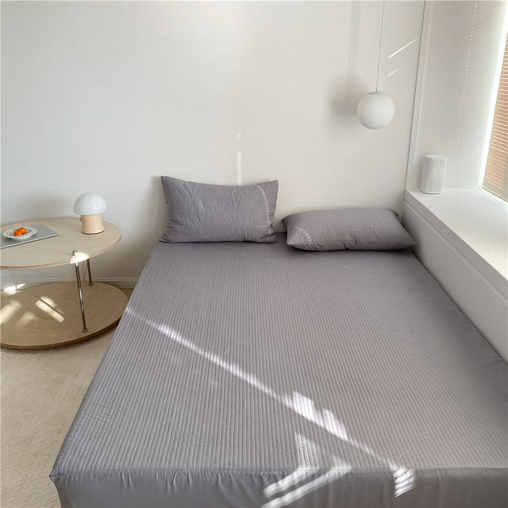 Quilted Cotton Mattress Pad Protector Breathable Hypoallergenic Mattress Topper