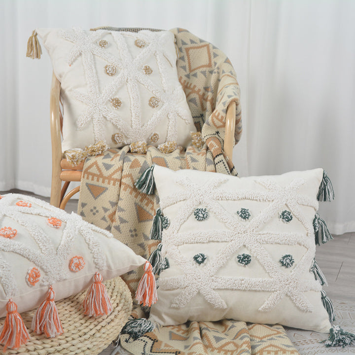 Decorative Geometric Throw Pillow