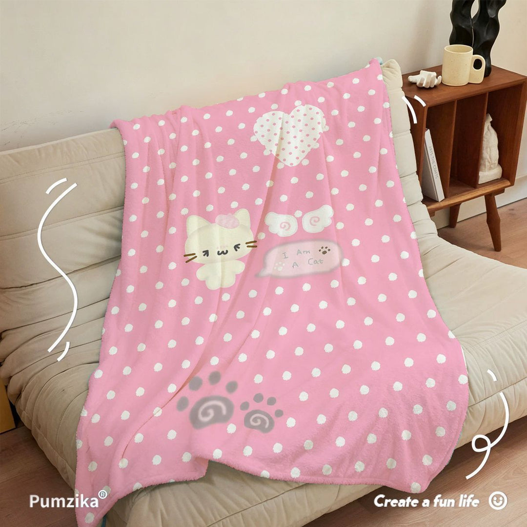 Cozy Inspirational Plush Throw Blanket