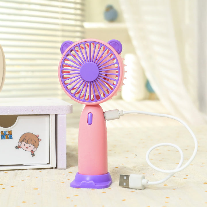 Ladies portable mini handheld fan with cat ears Stornfield