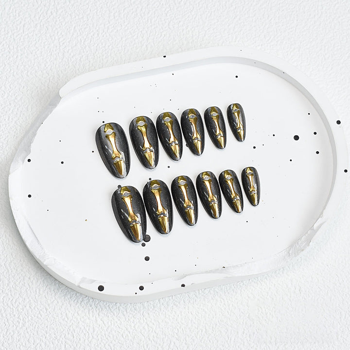 Metallic Decorative Press-On Nail Tips Stornfield