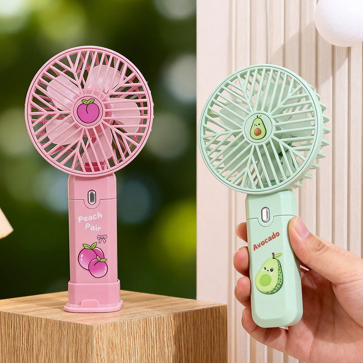 Women's Portable Hand Fan with Powerful Battery Function Stornfield