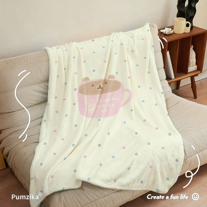 Cozy Inspirational Plush Throw Blanket