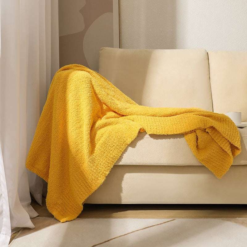 Plush Textured Throw Blanket