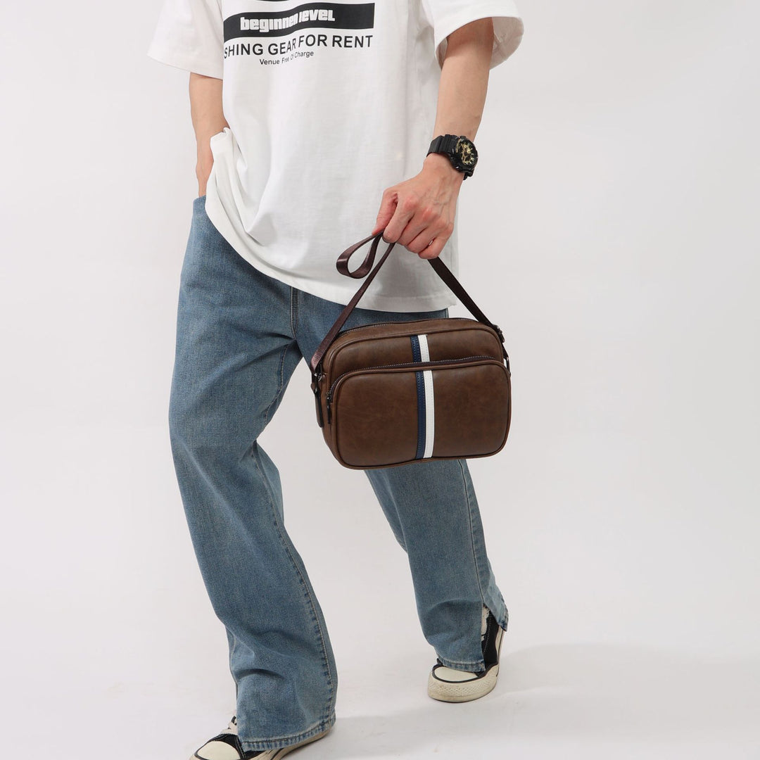 Casual Leather Shoulder Bag