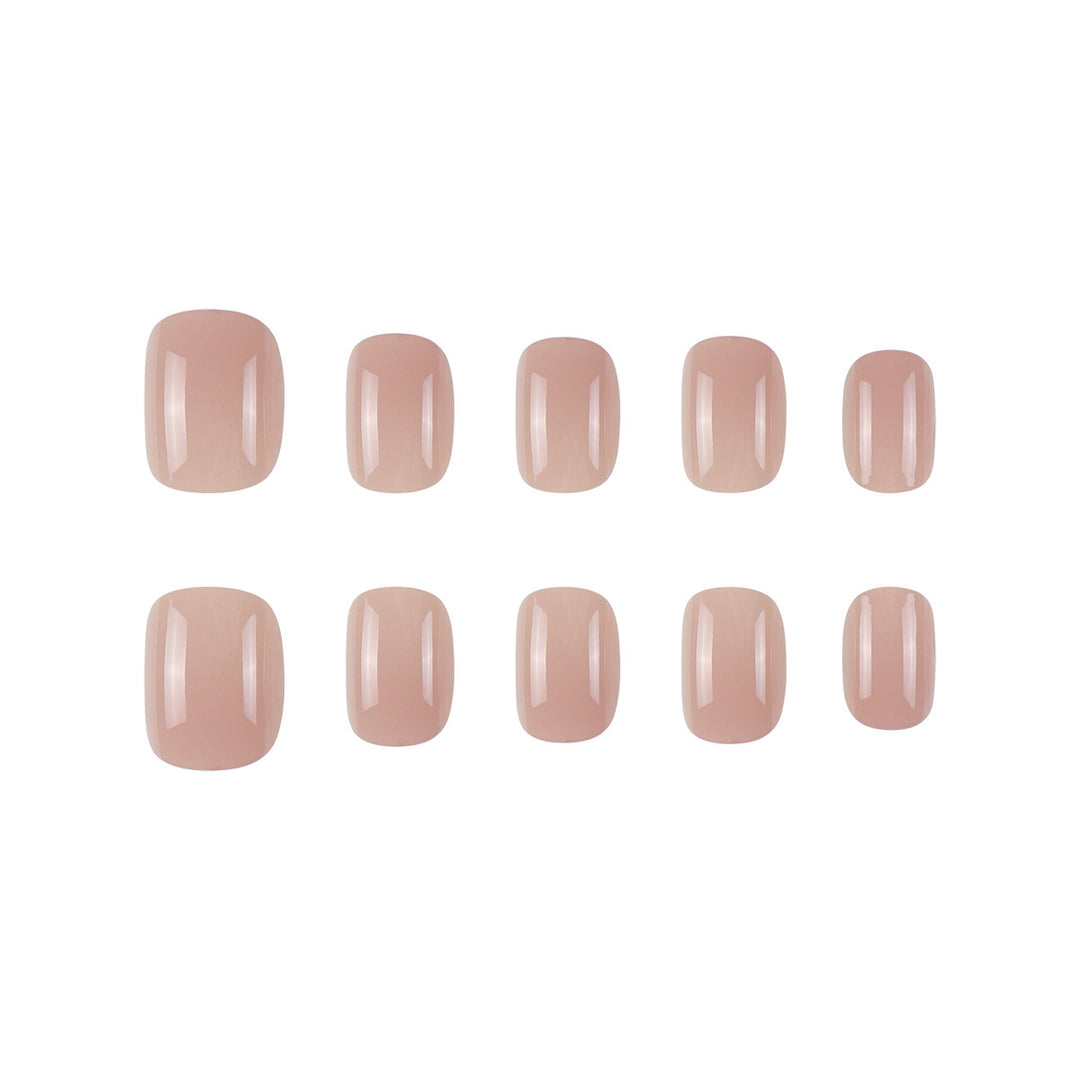 Elegant Glossy Press-On Nail Set Stornfield