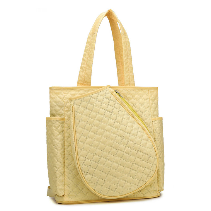Quilted Multi-Pocket Tote Bag Stornfield