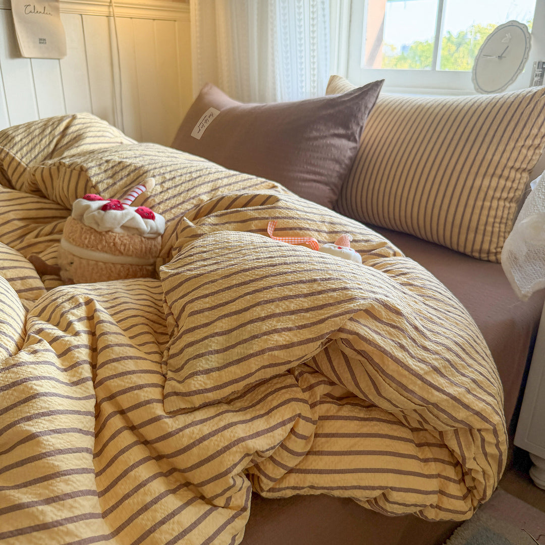 Cozy Patchwork Quilted Comforter Set