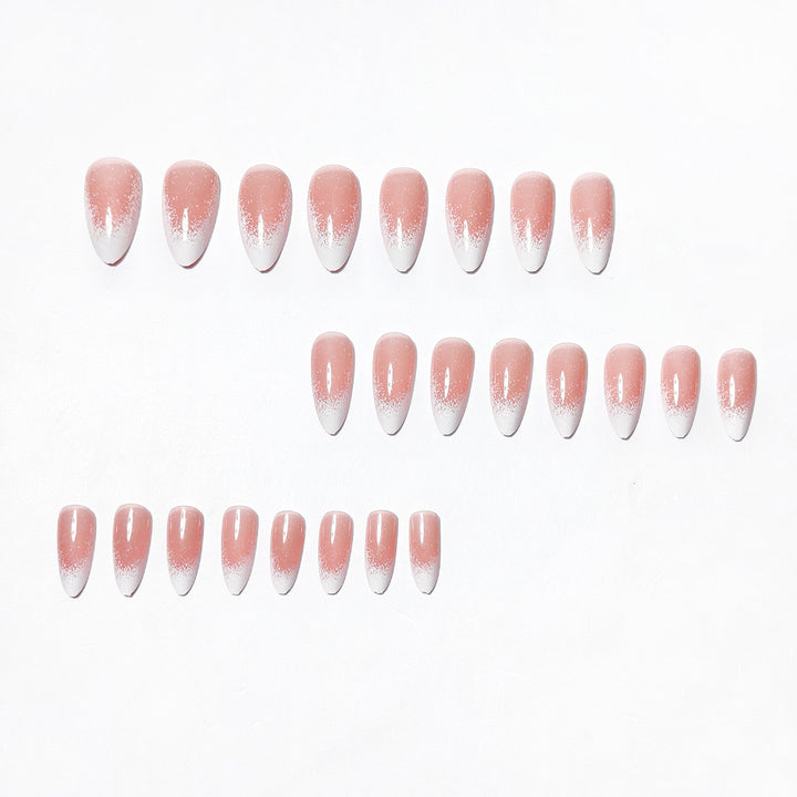 Creative artificial nails with elegant glitter design Stornfield