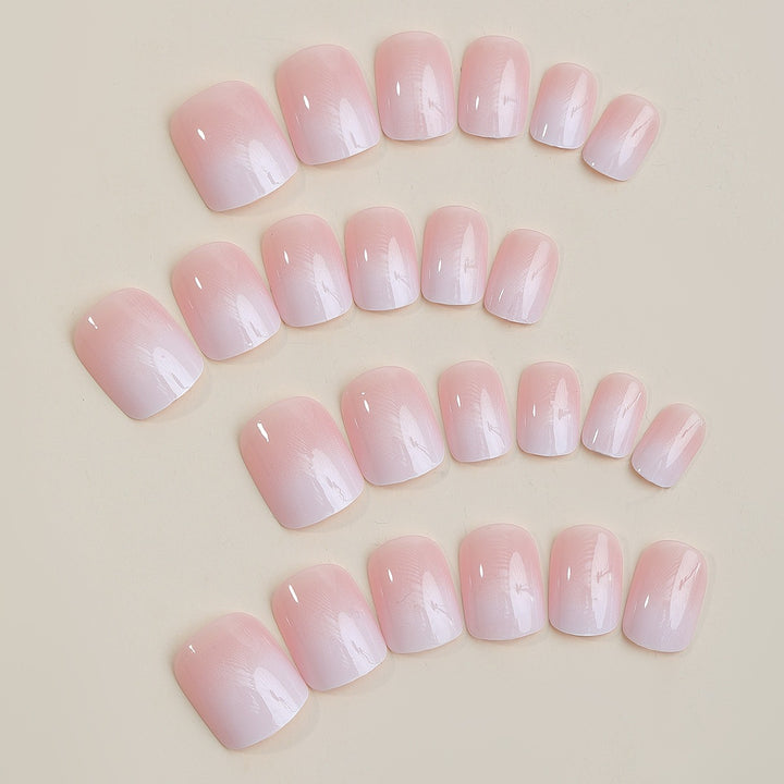 Artificial nail set with natural look and high-gloss finish Stornfield