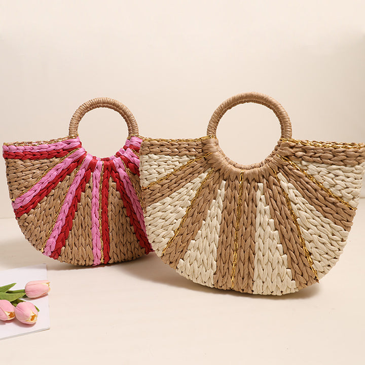 Trendy Tote Bag In Modern Wave Pattern Stornfield