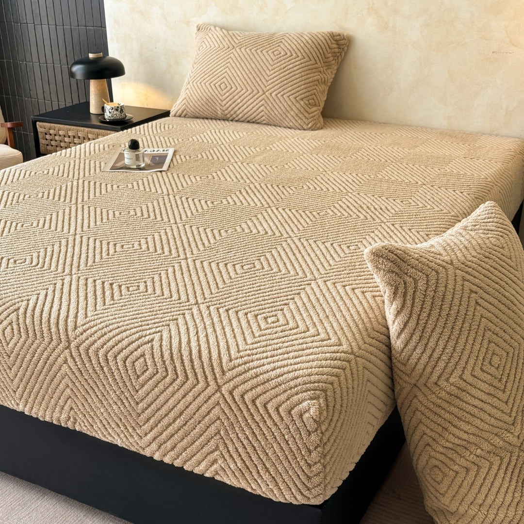 Textured Embossed Bedding Set