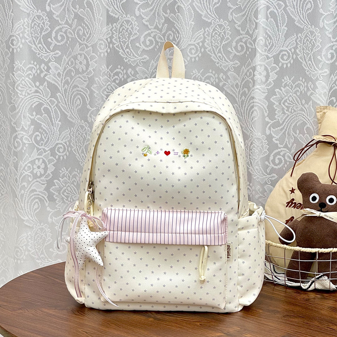Casual Star-Printed Backpack Stornfield