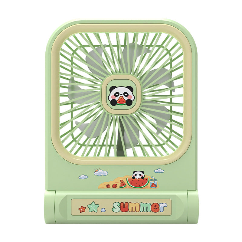 Women's Portable Mini Fan in Playful Panda Design Stornfield