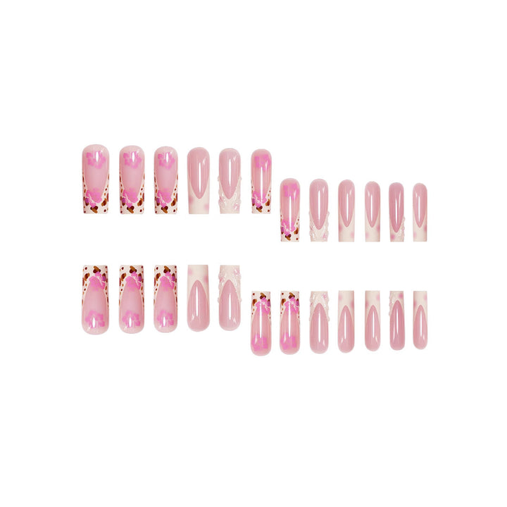 Floral Acrylic Nail Enhancements Stornfield