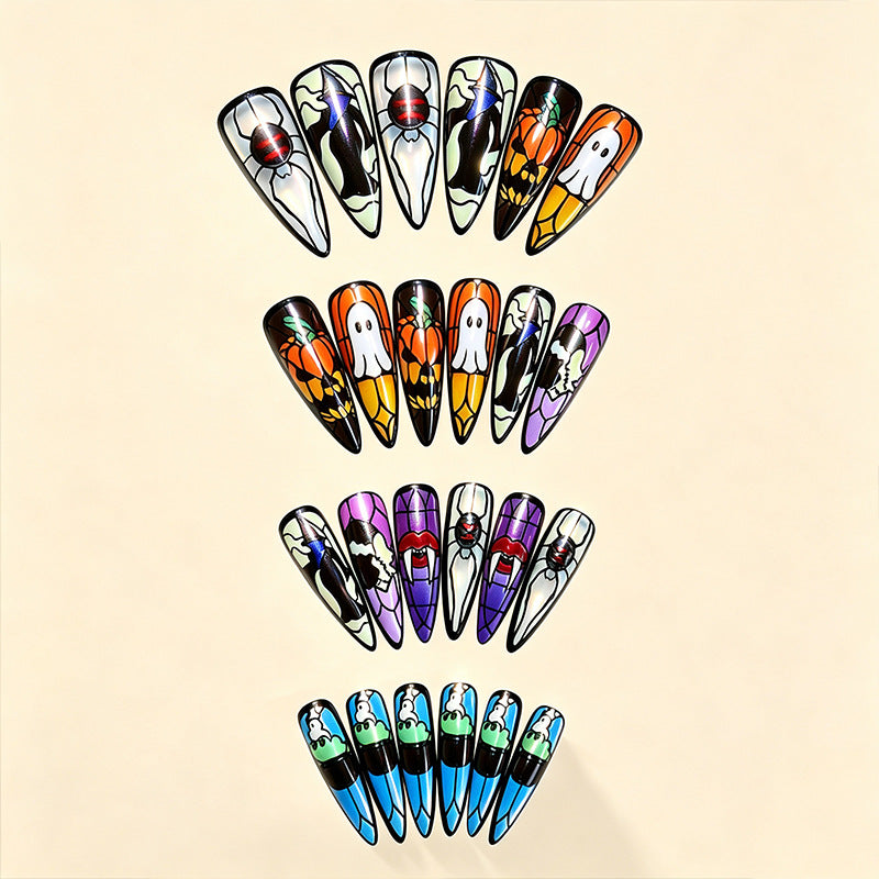 Artistic Nail Tips with Ice Cream Design Stornfield