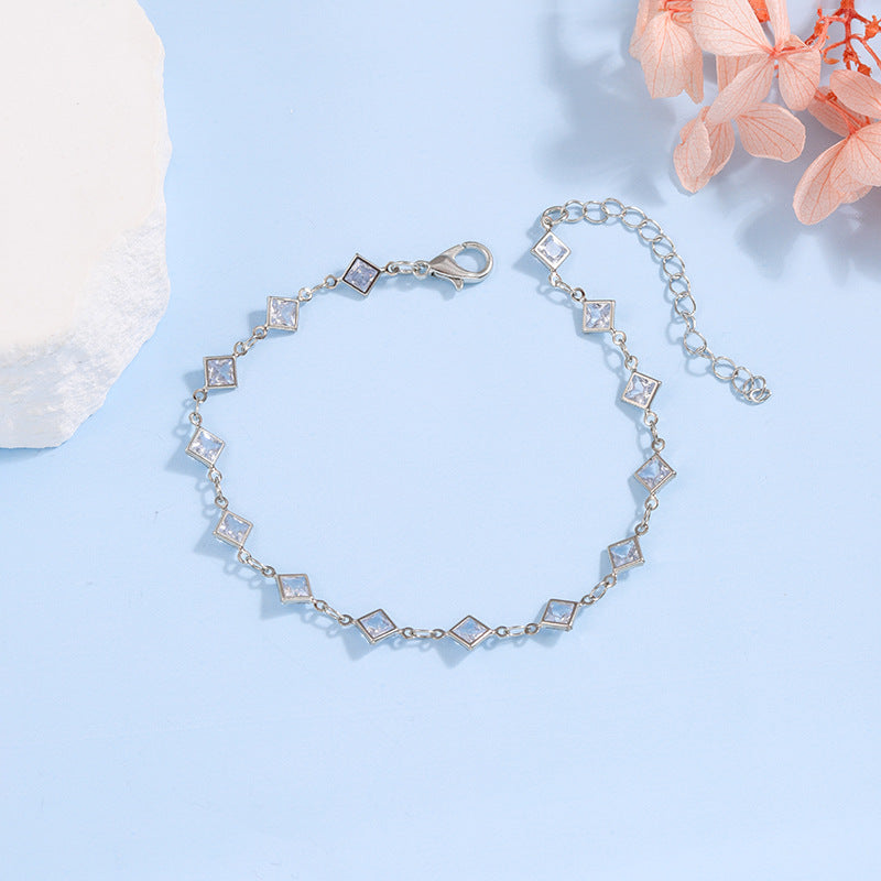 Elegant Glass Chain Bracelet Stornfield
