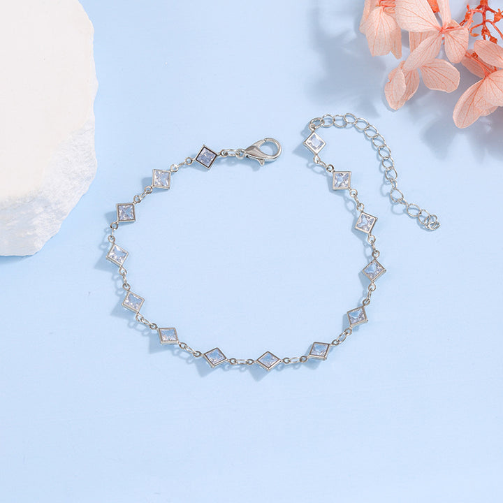 Elegant Glass Chain Bracelet Stornfield