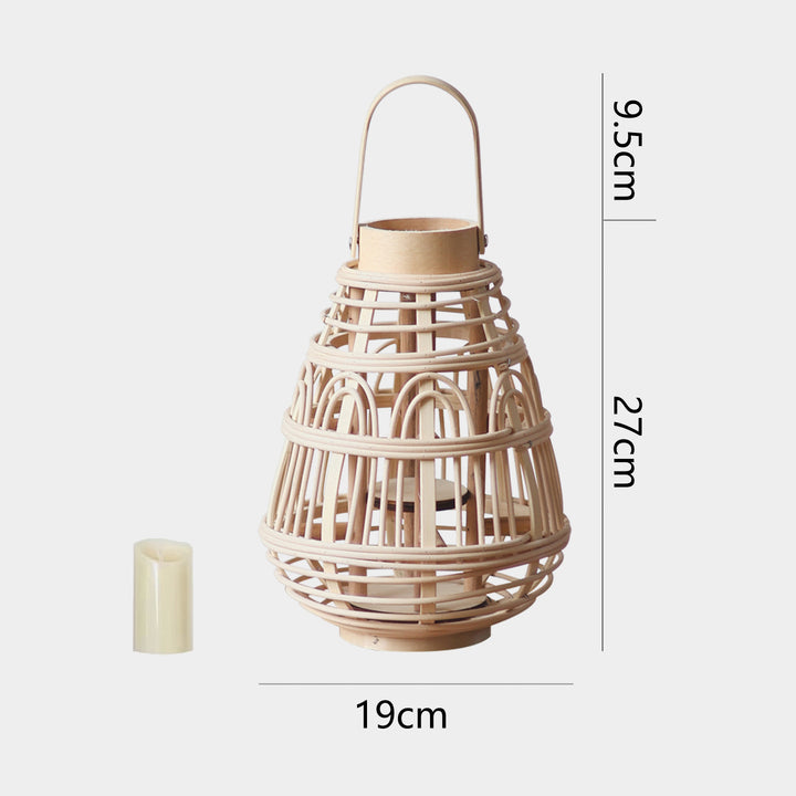 Handcrafted Rattan Lantern Stornfield