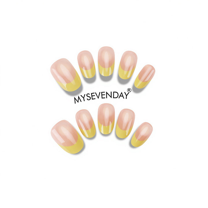 Elegant Glossy Press-On Nail Set Stornfield