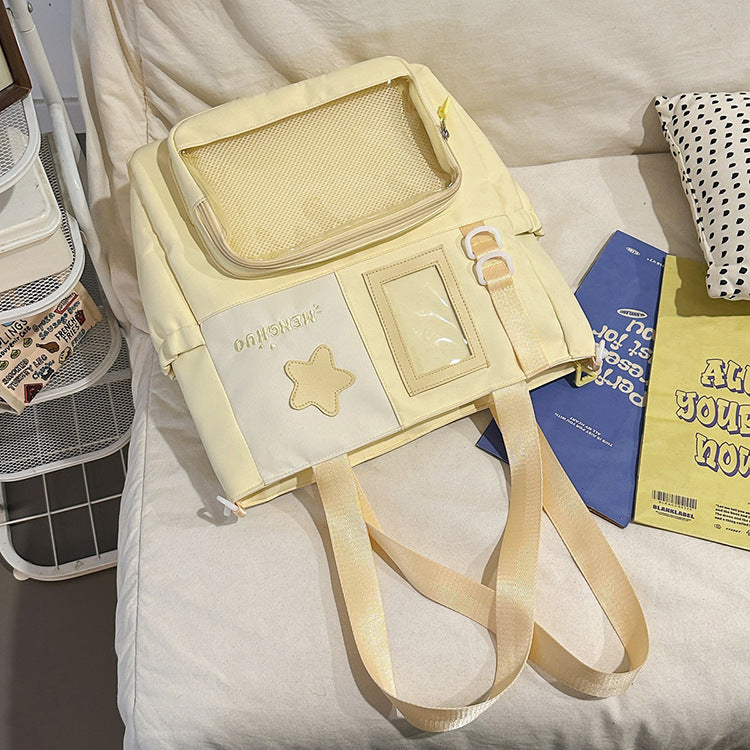 Functional School Backpack with Clear Pocket Stornfield