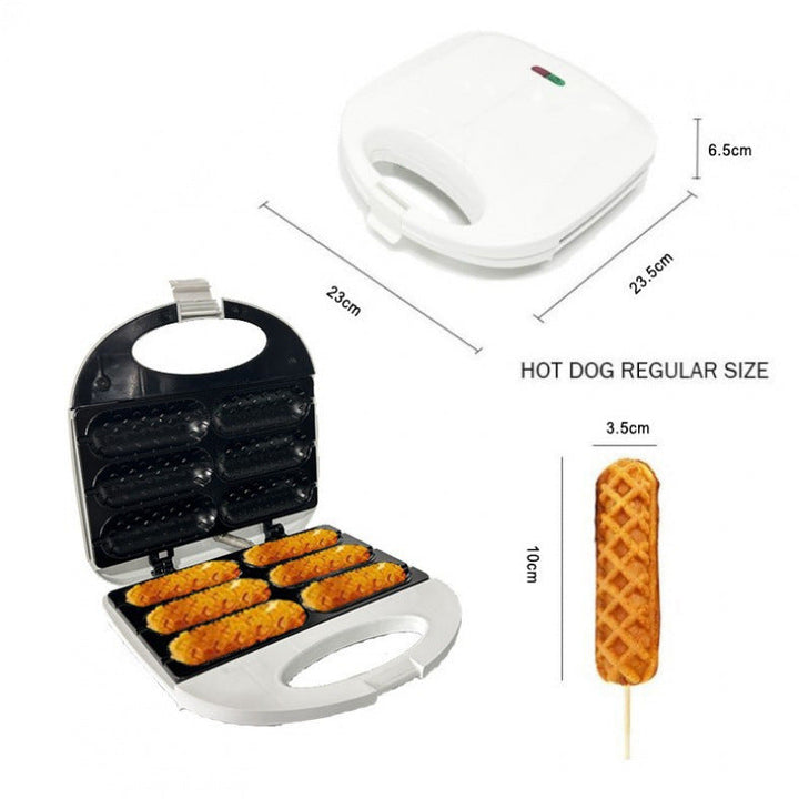Multi-Cavity Waffle Maker with Non-Stick Plates Stornfield