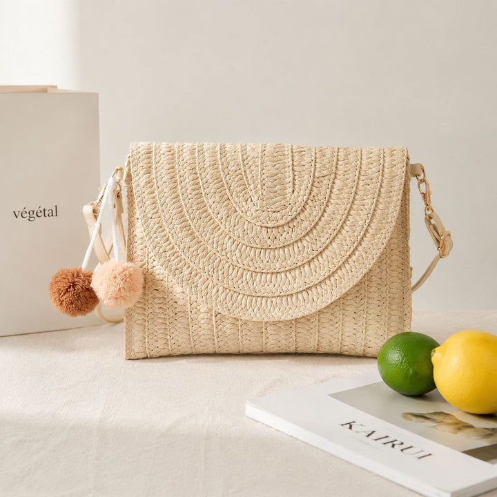 Handcrafted Shoulder Bag Made of Woven Material Stornfield