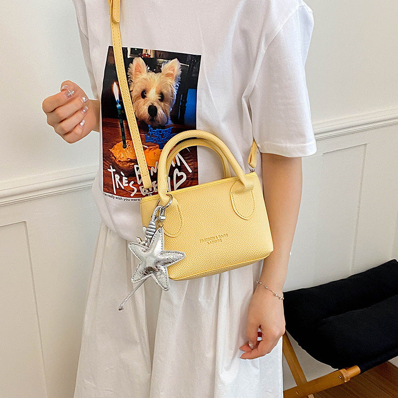 Premium Textured Leather Handheld Tote