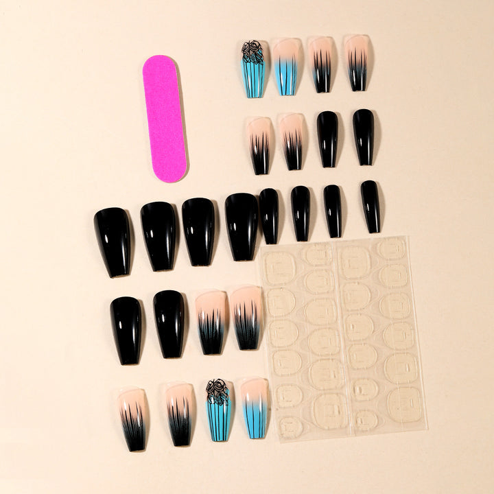 Ombre Gradient Acrylic Nail Art Stornfield
