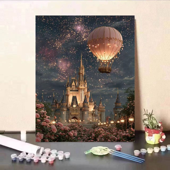Fantasy Castle Paint by Numbers Canvas Kit Stornfield