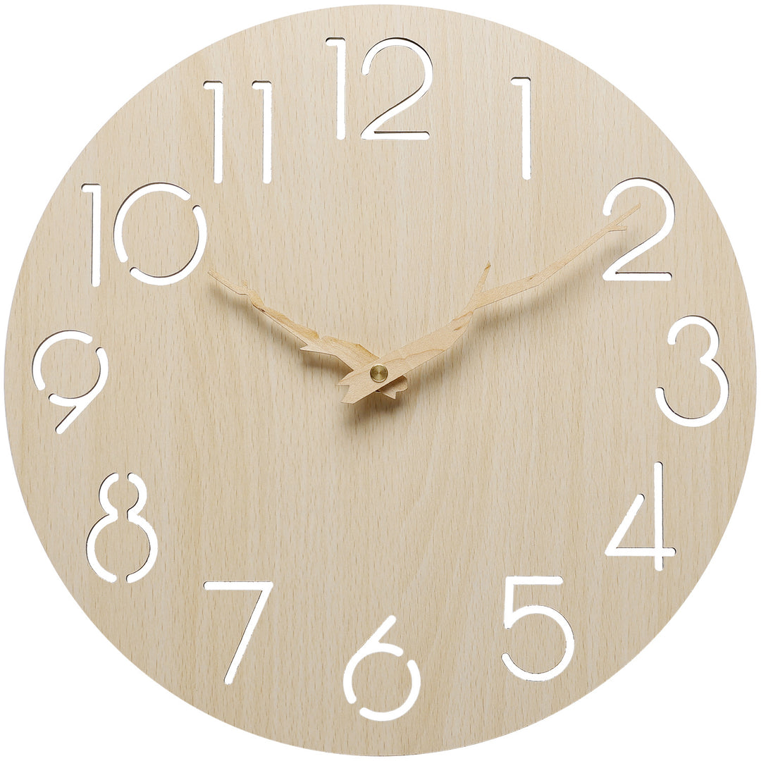 Wall clocks made from untreated wood Stornfield
