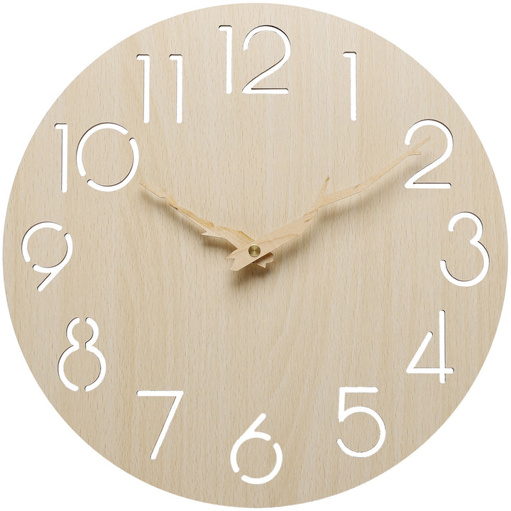 Wall clocks made from untreated wood Stornfield