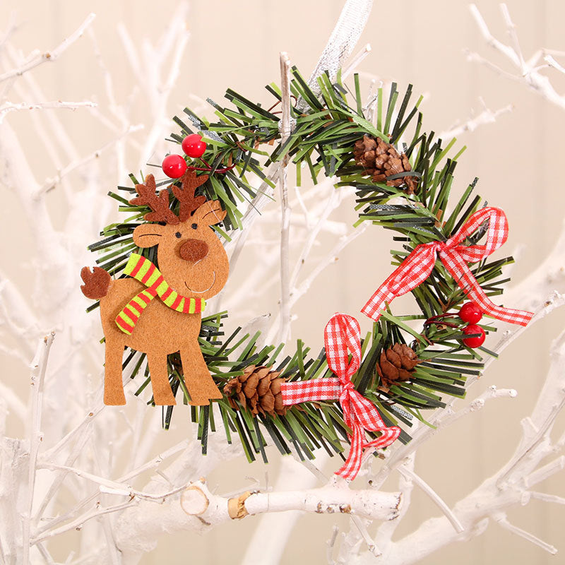 Decorative Snowman Wreath Stornfield