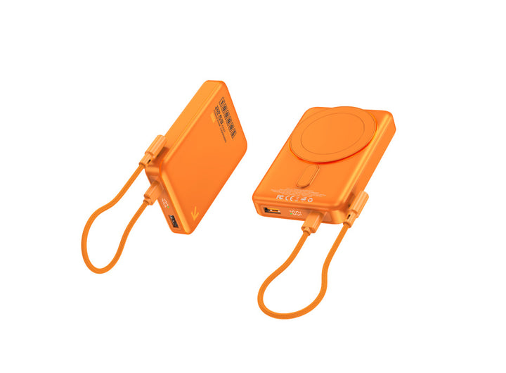 Portable power bank with inductive fast charging function and LED display Stornfield