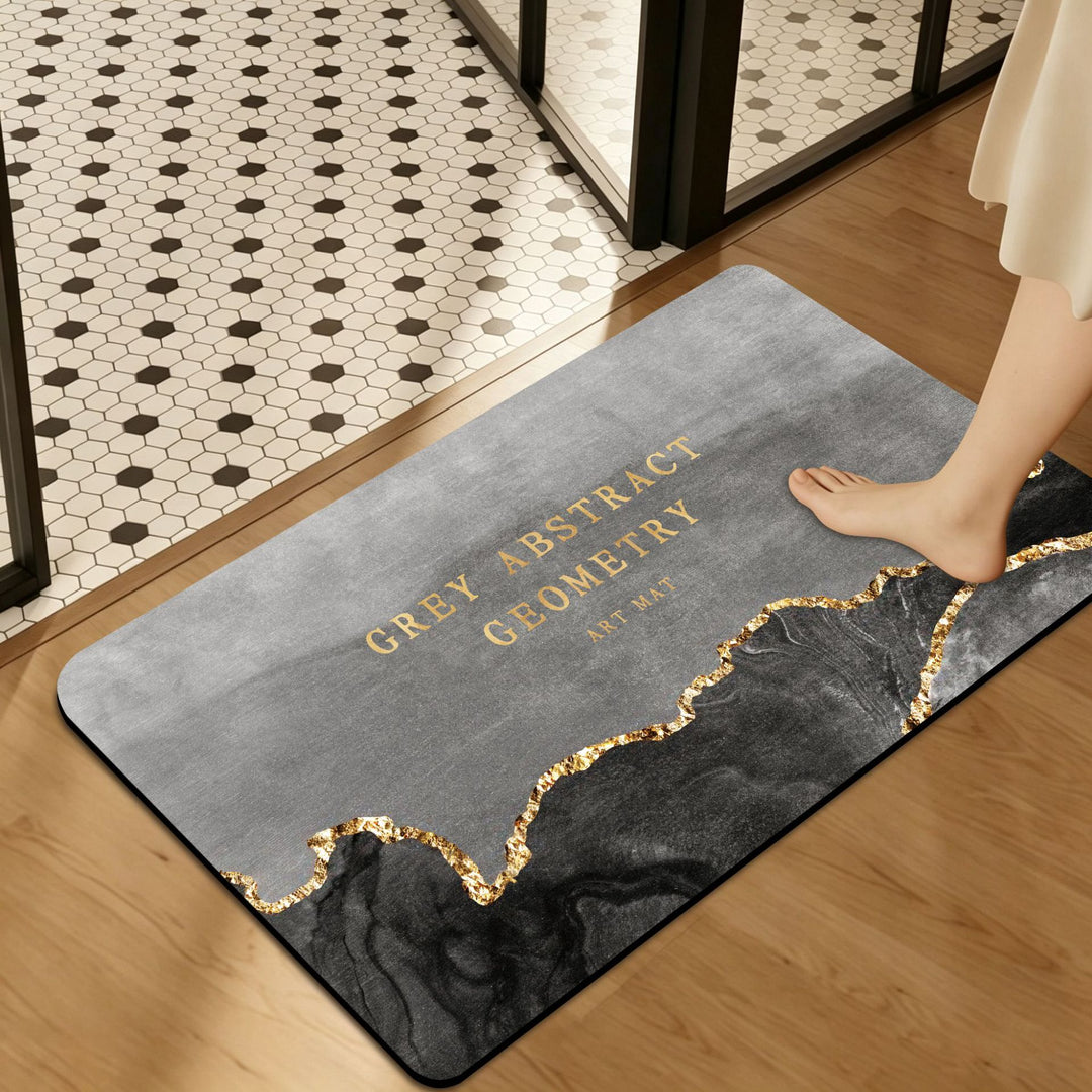 Floral Art Bathroom Mat Stornfield