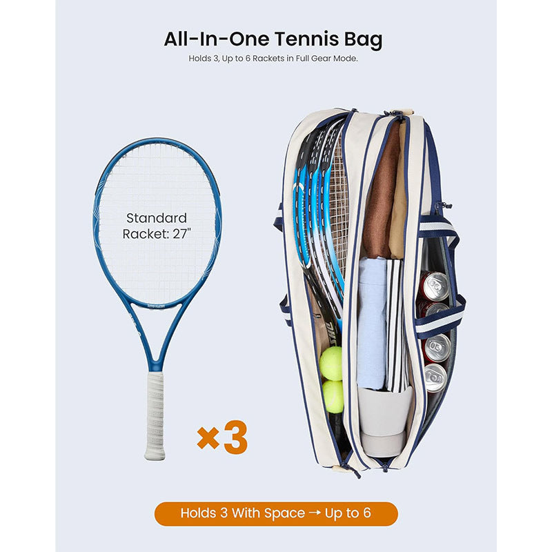 Stylish Tennis Racket and Gear Carrier Stornfield